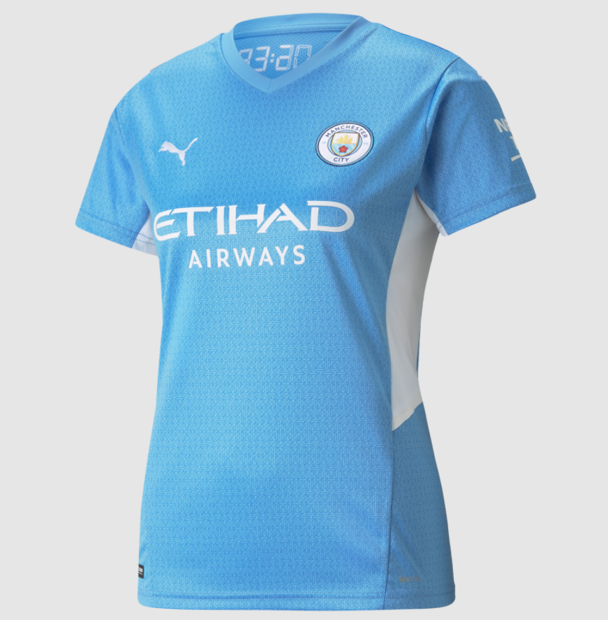 2021/22 Manchester City Women Home Kit Soccer Jersey